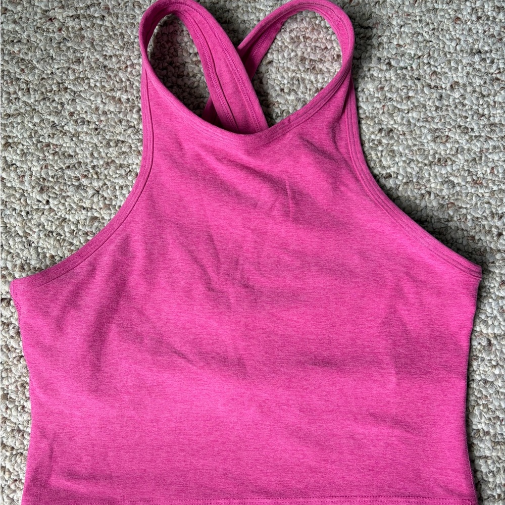 BEYOND YOGA Active crop Tank (m)and biker shorts(s) matching Set - Picture 2 of 8